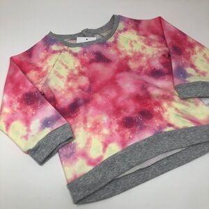 Rosie Pope Baby Girl Pink Grey Sweatshirt